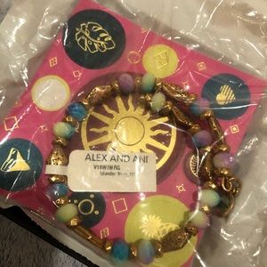 Alex and Ani Islander Rainbow Wrap in Gold